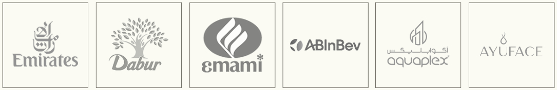 Emirates, Dabur, Emami, AB InBev, Aquaplex and Ayuface