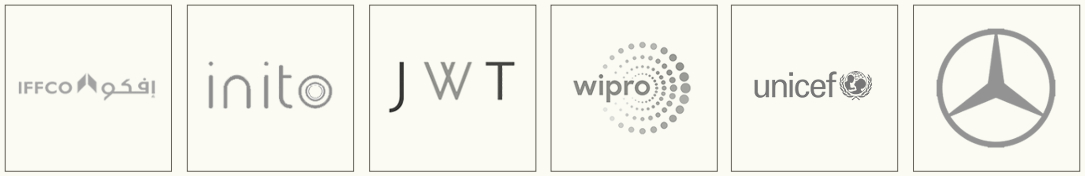 IFFCO, Inito, JWT, Wipro, UNICEF and Mercedes-Benz